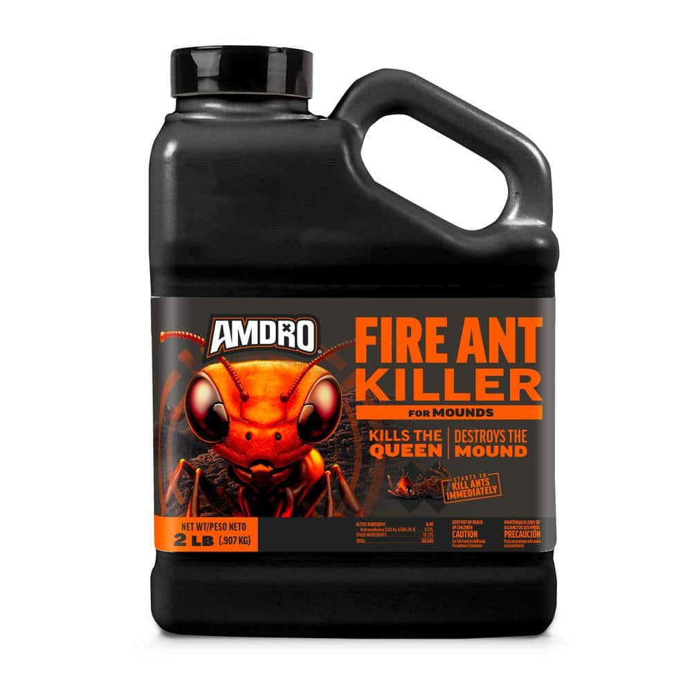 2 lb. 4,000 sq. ft. Outdoor Fire Ant Killer Granule Bait for Mounds and Lawns - Hercitys