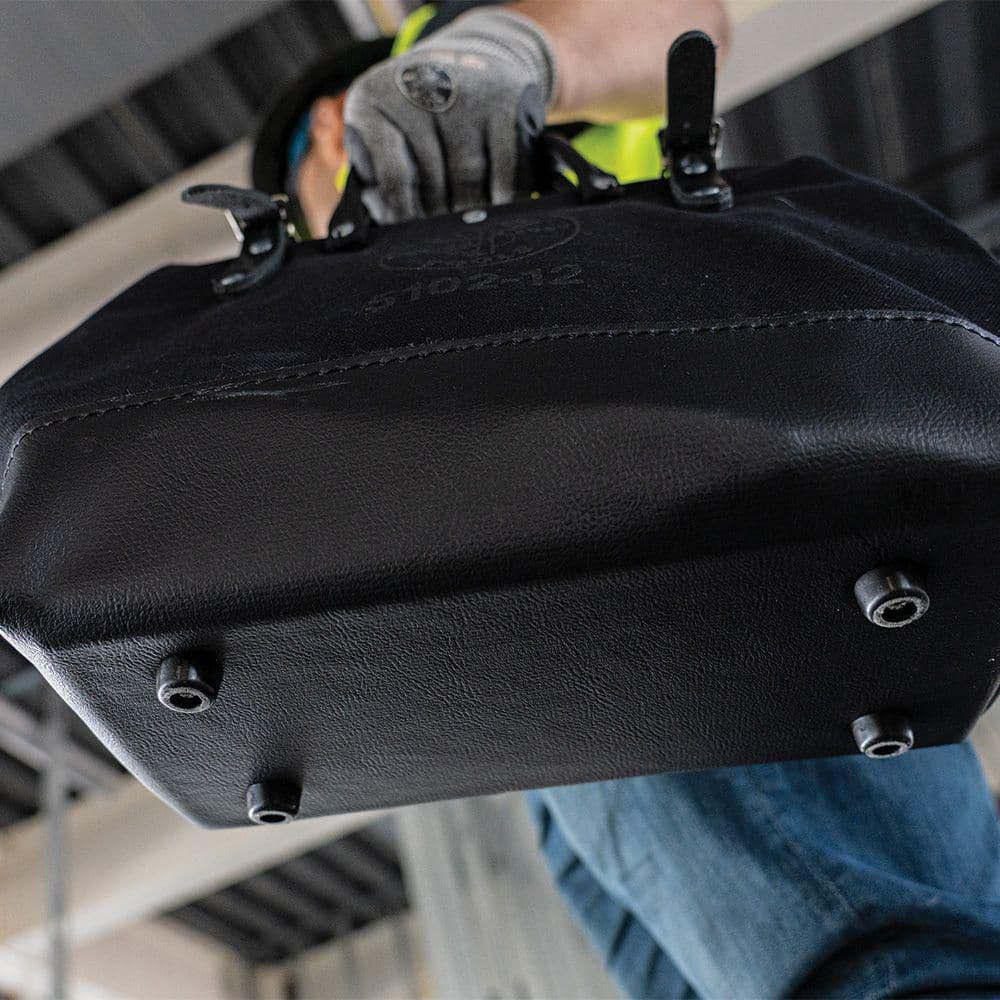 12 in. Tool Bag, Black Canvas - Hercitys