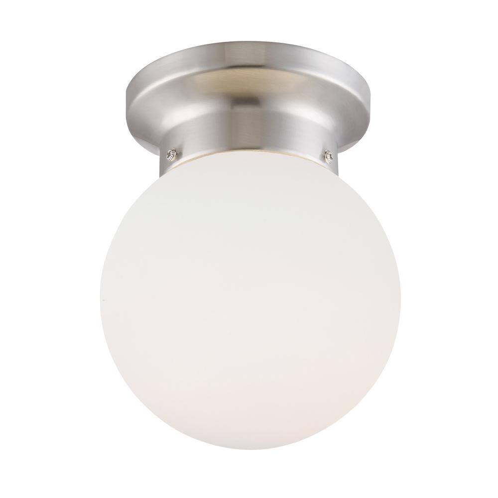 Shop By Department/Lighting & Ceiling Fans/Flush Mount Lighting/Nickel Flush Mount Lights - Hercitys