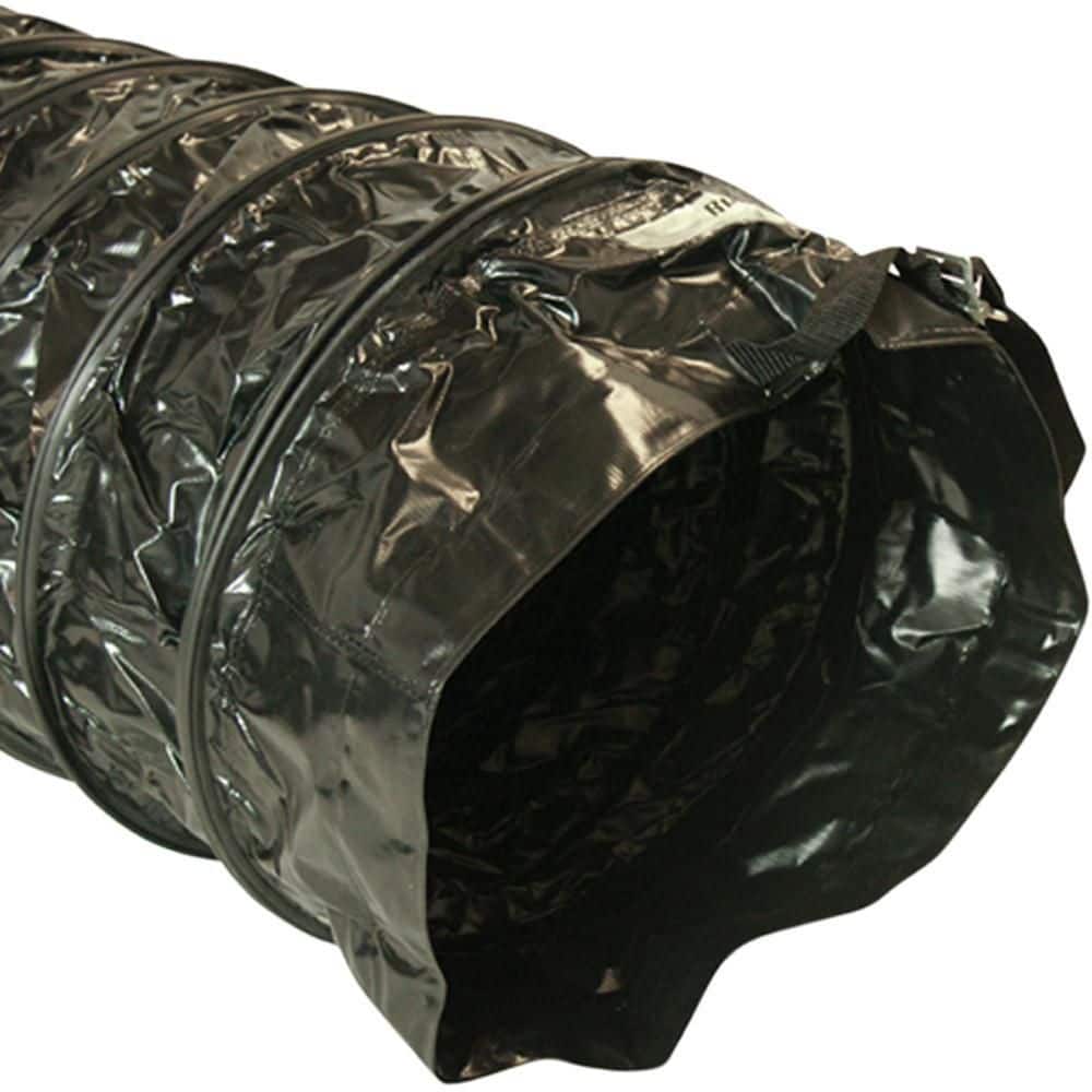 20 in. D x 25 ft. Coil Flexible Ducting Air Ventilator Black - Hercitys