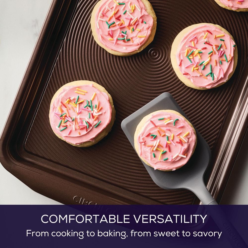 4-Piece Silicone Cooking and Kitchen Tools Set with Ladle Solid Spoon Slotted Spoon and Slotted Turner Gray - Hercitys