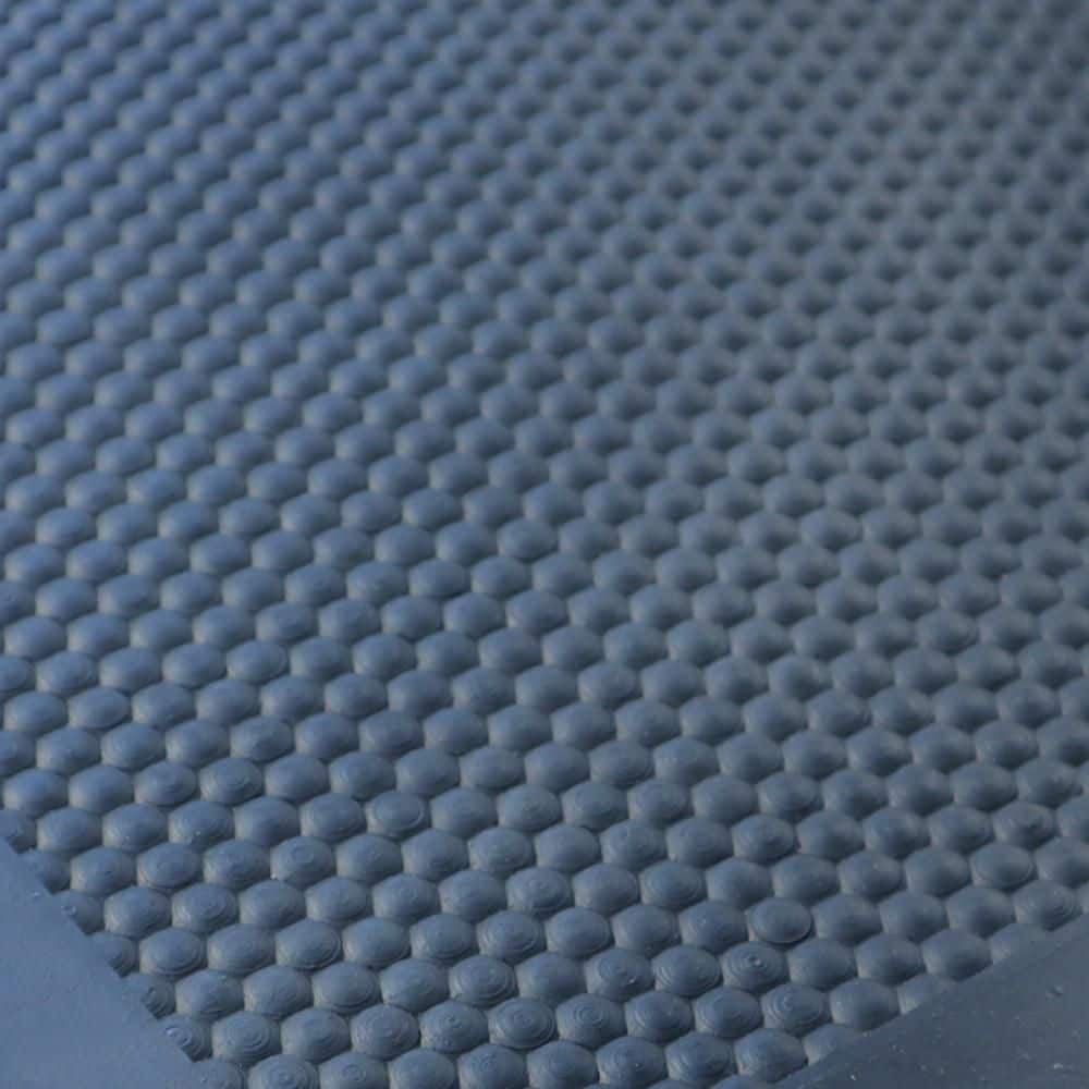 29 in. x 32 in. Black Rubber Washer and Dryer Mat - Hercitys