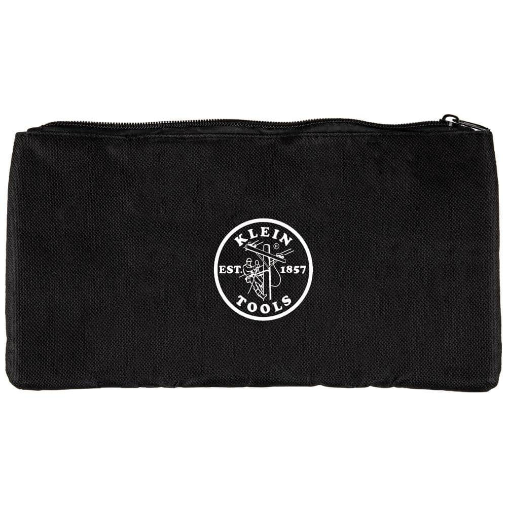13 in. Zipper Pouch Bag for Tone and Probe PRO Kit, Black Nylon - Hercitys
