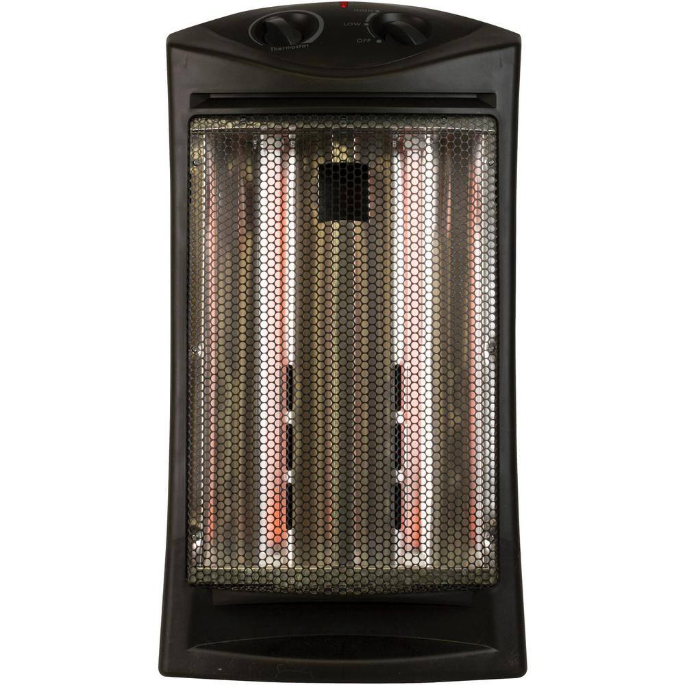 1500-Watt, 5100 BTU, Electric Infrared Quartz Electric Space Heater - Hercitys