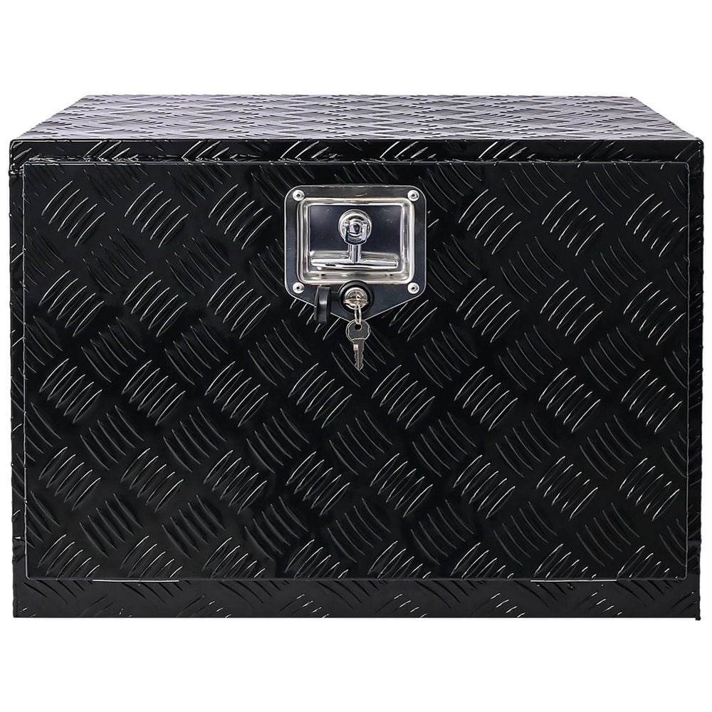 31 Gal. Black Aluminum Deck Box - Hercitys