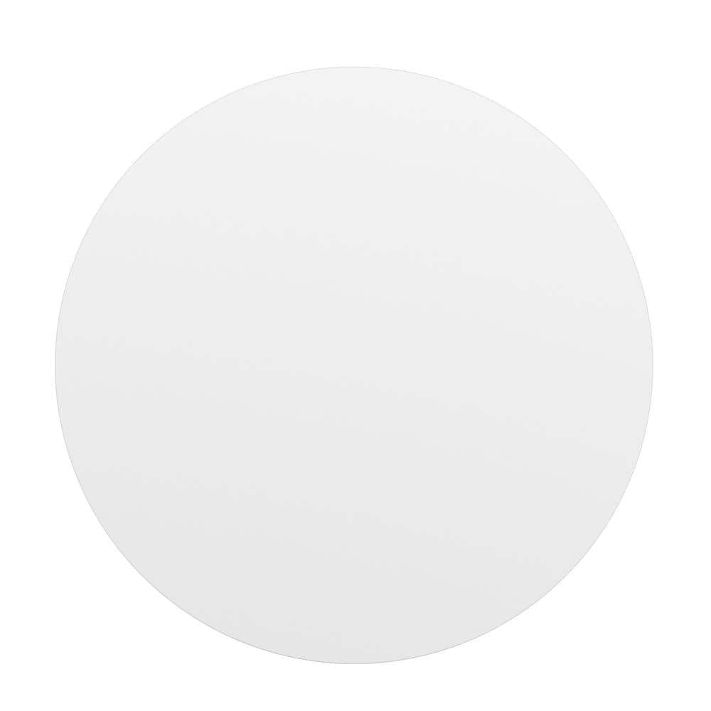 42 in. White/Gray Round Table Top Only - Hercitys