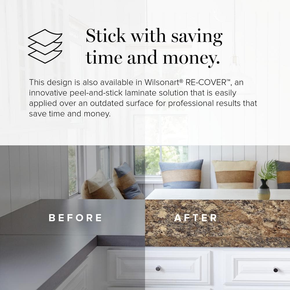 5 ft. x 12 ft. Laminate Sheet in Winter Carnival with Premium Quarry Finish - Hercitys