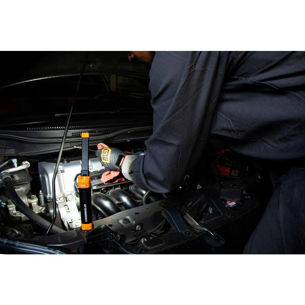 10-1/2 in. 400 Lumen Lithium-Ion USB-C Rechargeable Automotive Flex-Head Light with Magnetic Clamping Base - Hercitys