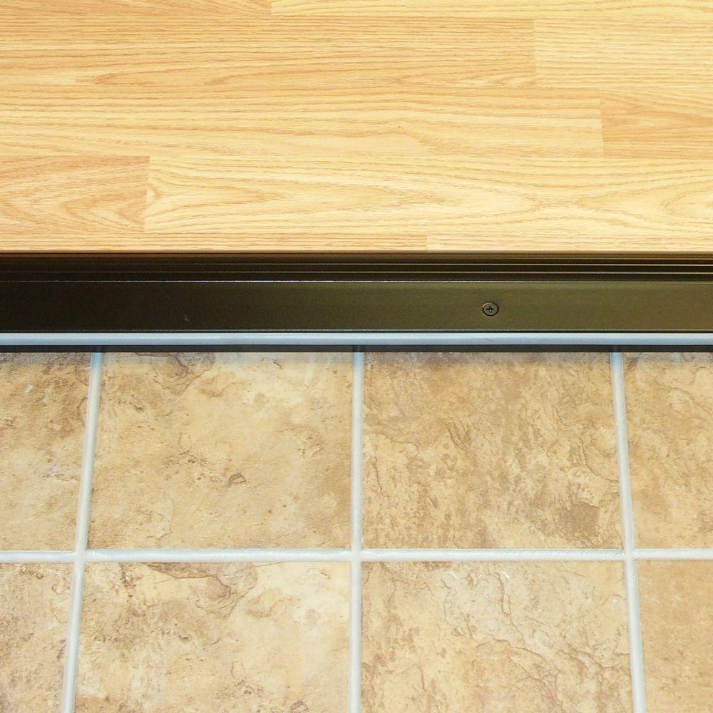 3-1/2 in. x 72 in. Bronze Aluminum Bumper Threshold - Hercitys