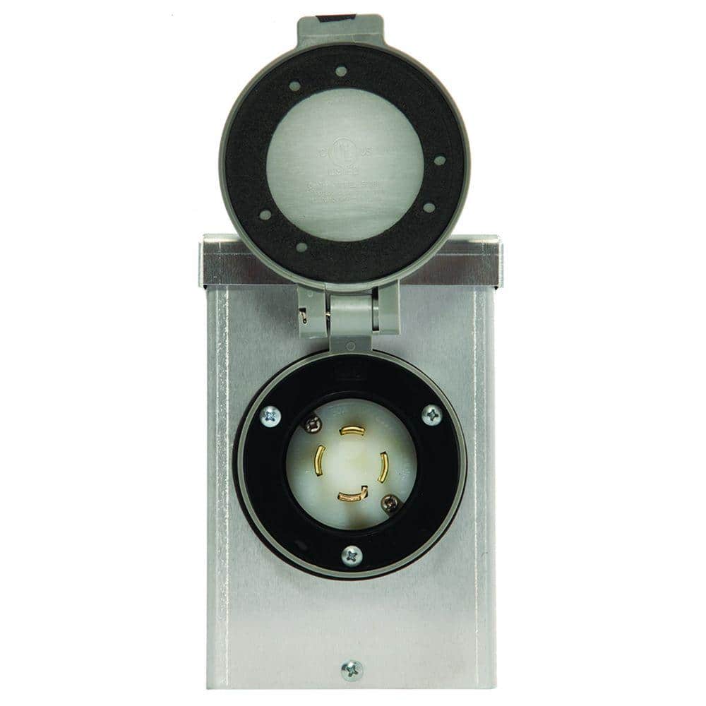 30-Amp Aluminum Plug in Box - Hercitys