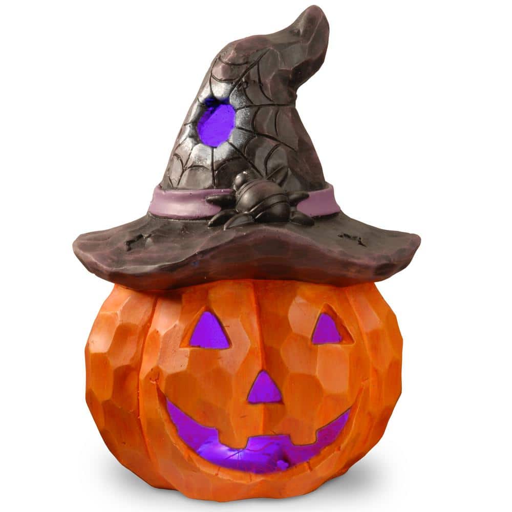 14 in. Lighted Halloween Jack-O-Lantern - Hercitys