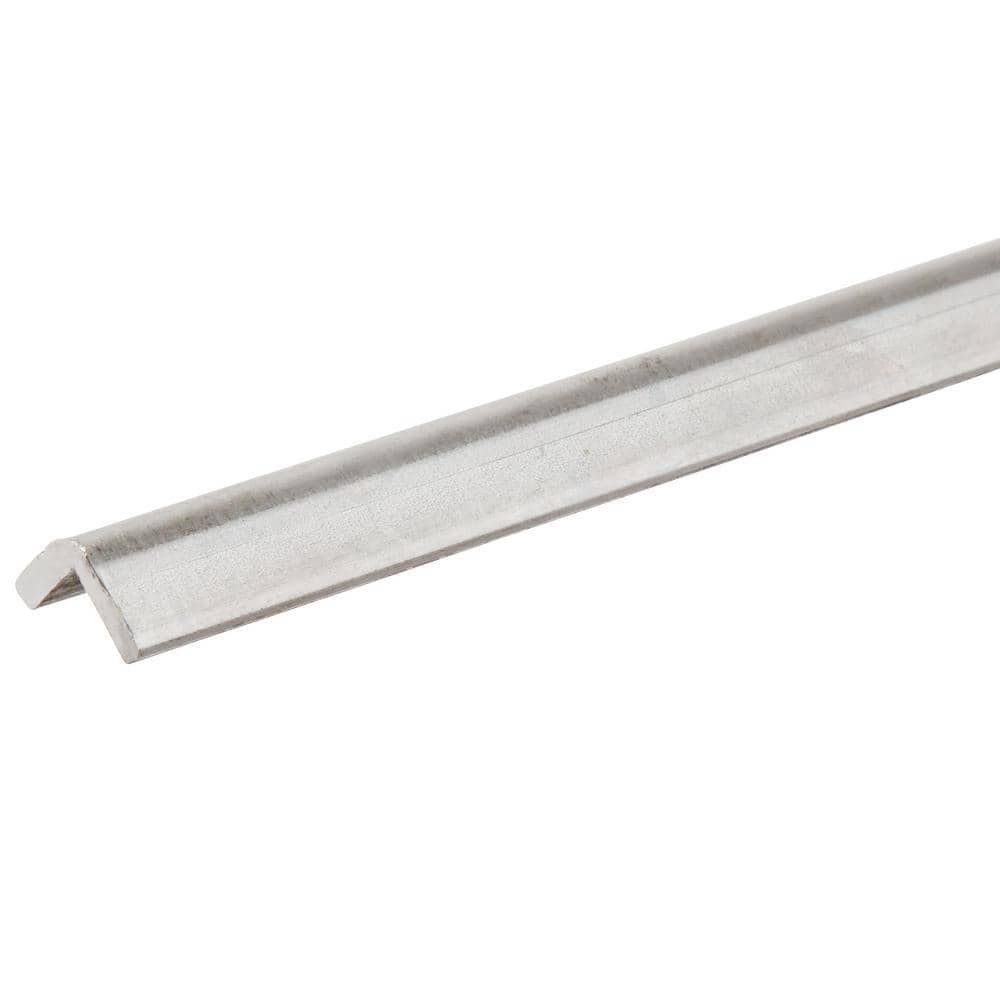 1/2 in. x 4 ft. – 1/8 in. Thick Plain Steel Angle - Hercitys