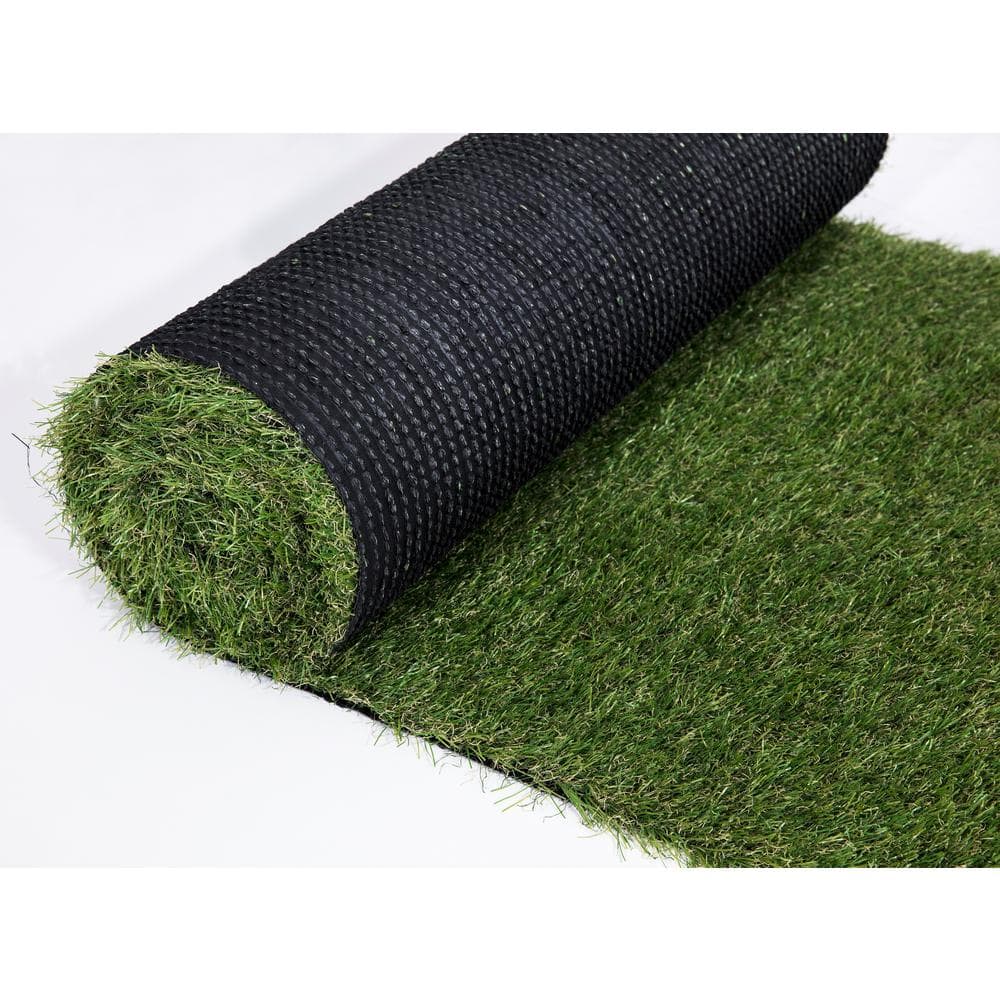 26 in. x 36 ft. Green Artificial Grass Runner Rug - Hercitys