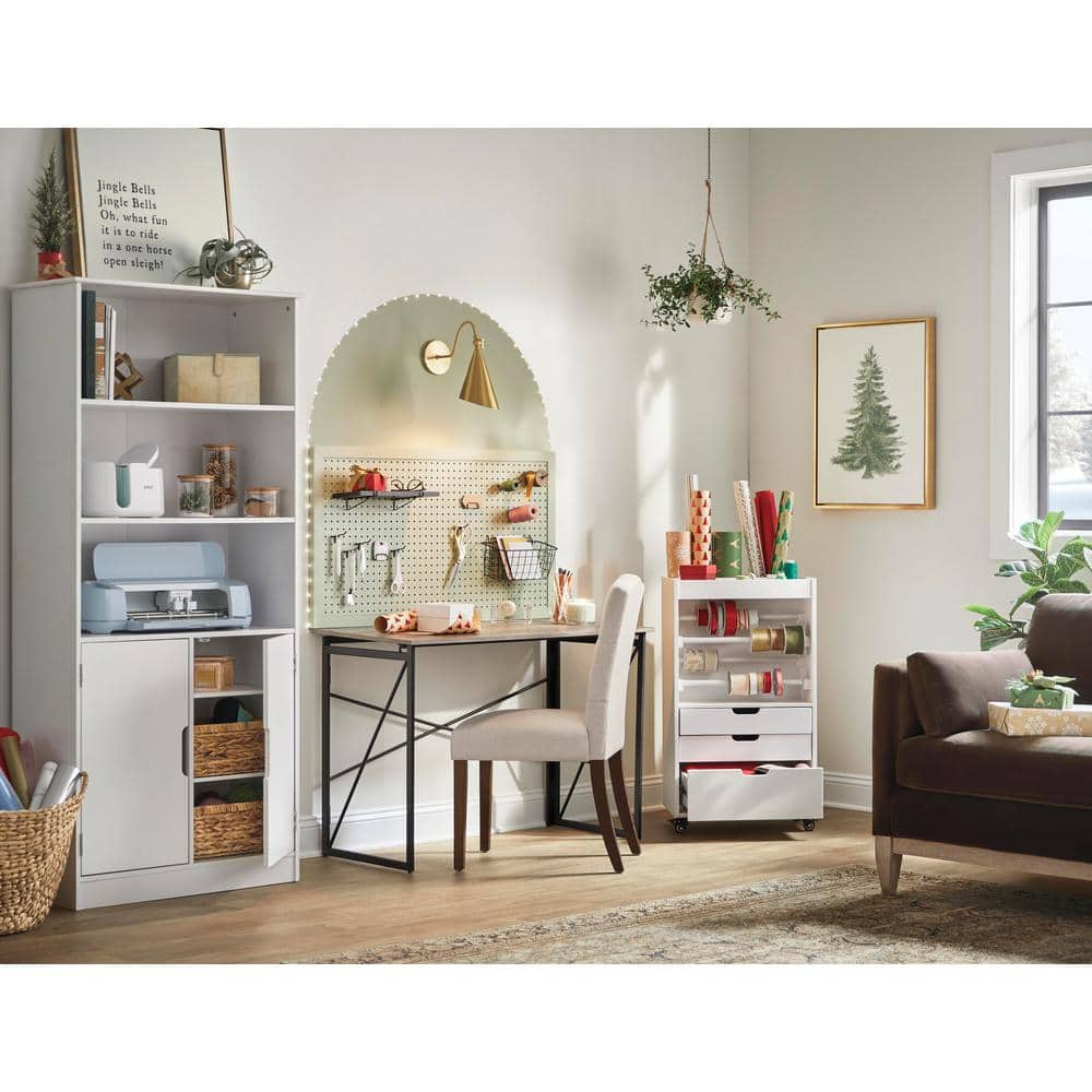 27.75 in. H x 22.5 in. W Floursack Holiday Tree Christmas Holiday Framed Canvas Box Wall Art - Hercitys