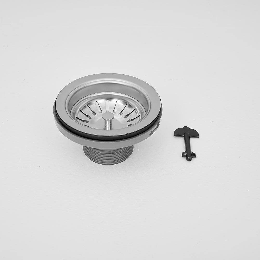 23 in. Drop in/Undermount Single Bowl 18-Gauge Stainless Steel Classic Kitchen Sink - Hercitys