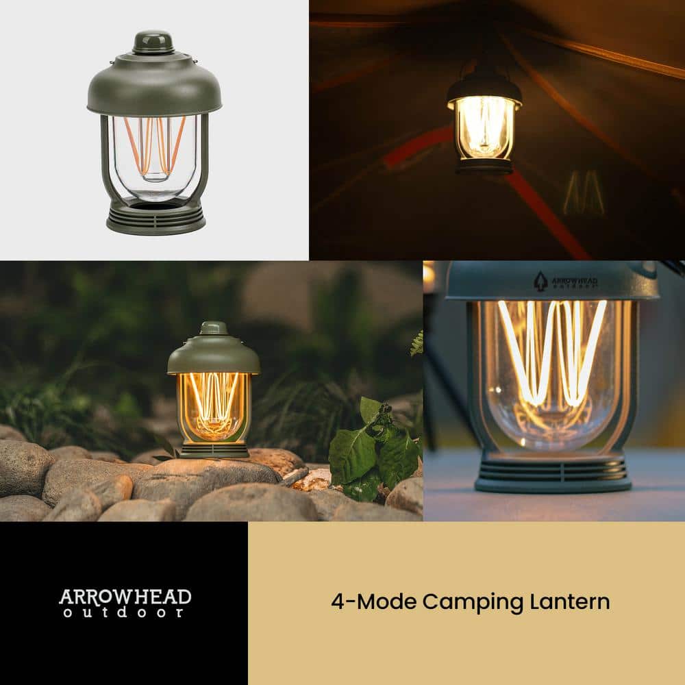 280 Lumen Rechargeable LED Camping Lantern Flashlight - Hercitys