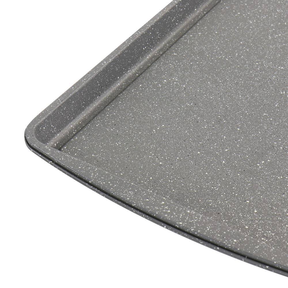 3-Piece Carbon Steel Cookie Sheet Set in Greystone - Hercitys
