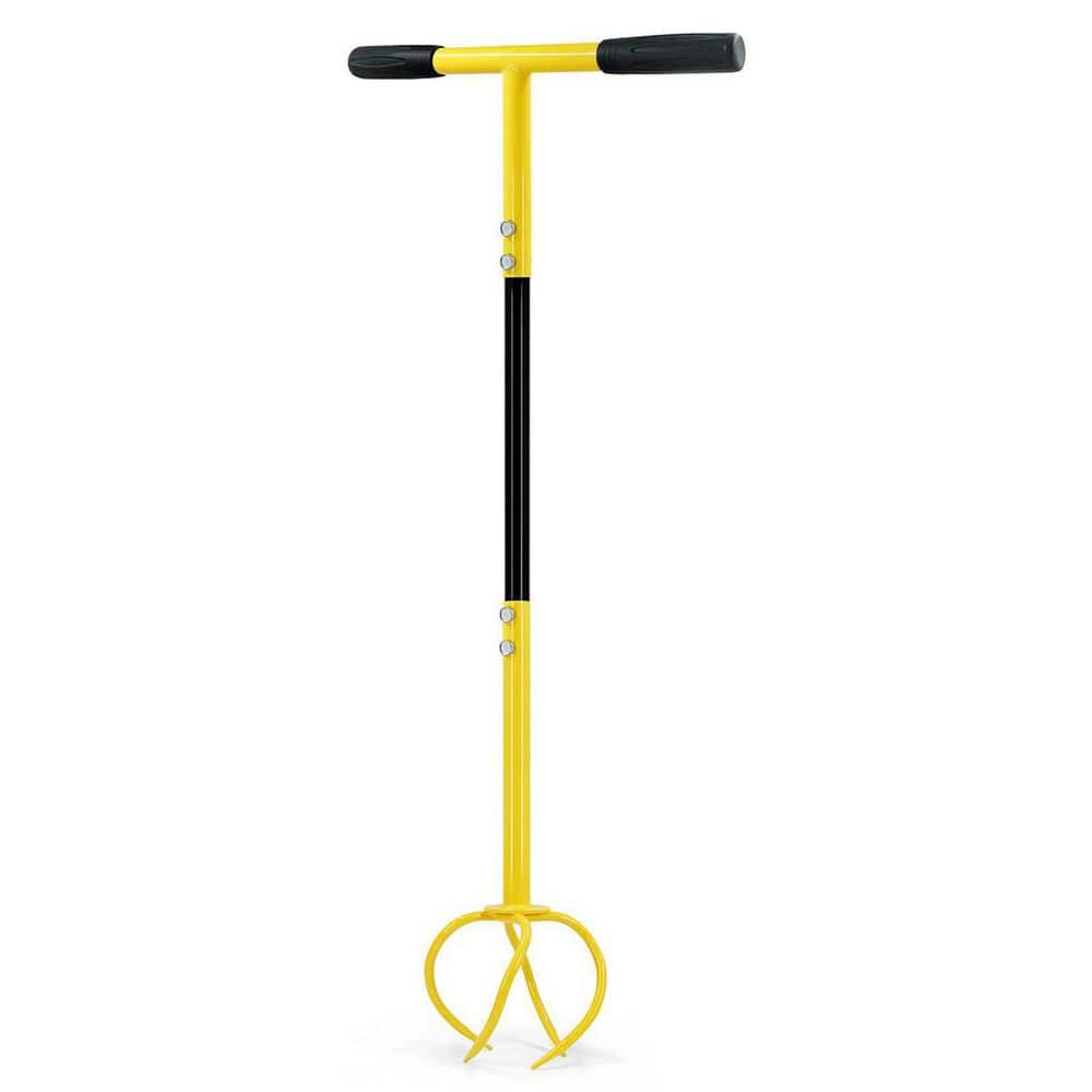 37 in. Twist Tiller Manual Garden Claw Hand Cultivator - Hercitys