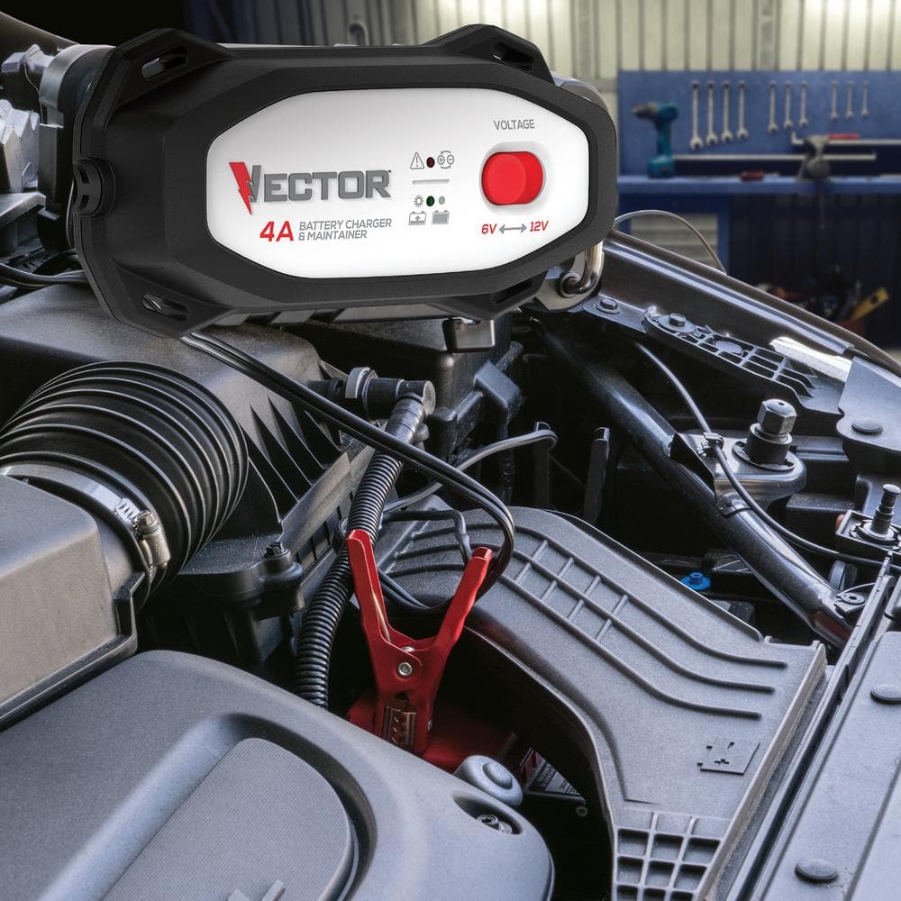 4 Amp Battery Charger/Maintainer - Hercitys