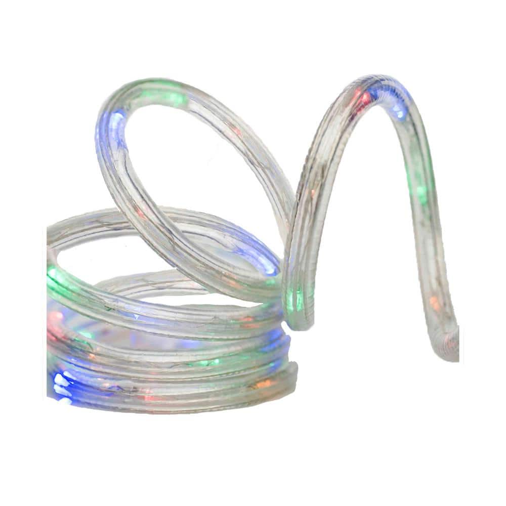 12 ft. 50-Light 8-Function Multi-Color LED Flat Rope Light - Hercitys