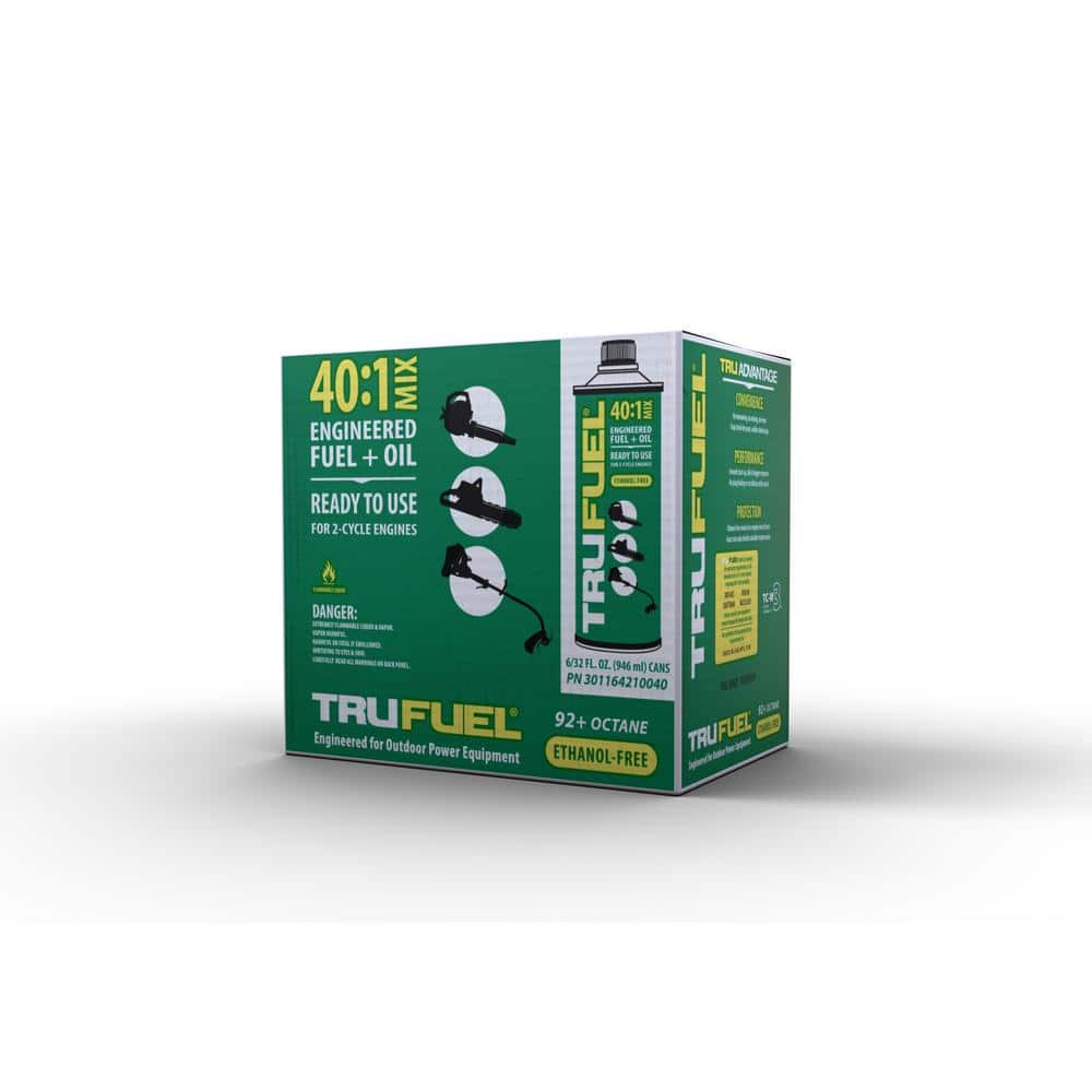2-Cycle 40:1 Pre-Mixed Fuel and Oil 32 oz. (6-Pack) - Hercitys