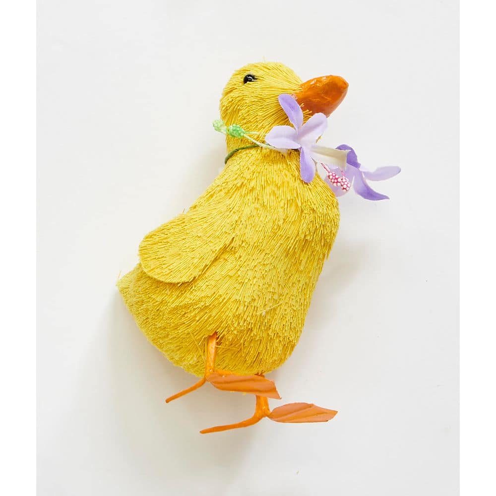 5 in Easter Tabletop Sisal Yellow Duck, Set of 2 - Hercitys