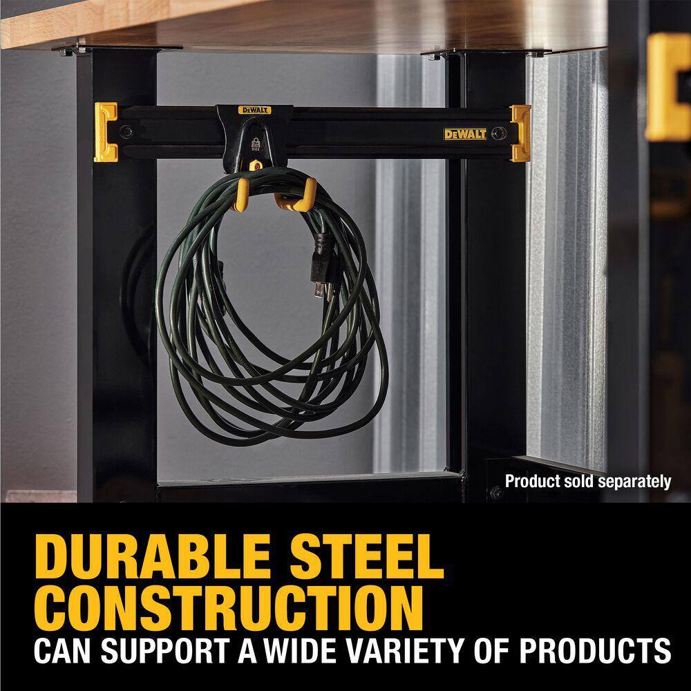 20 in. Compact Metal Rail, Battery Charger Rail Mount and 20-Volt MAX Lithium-Ion Fan Cooled Fast Battery Charger - Hercitys