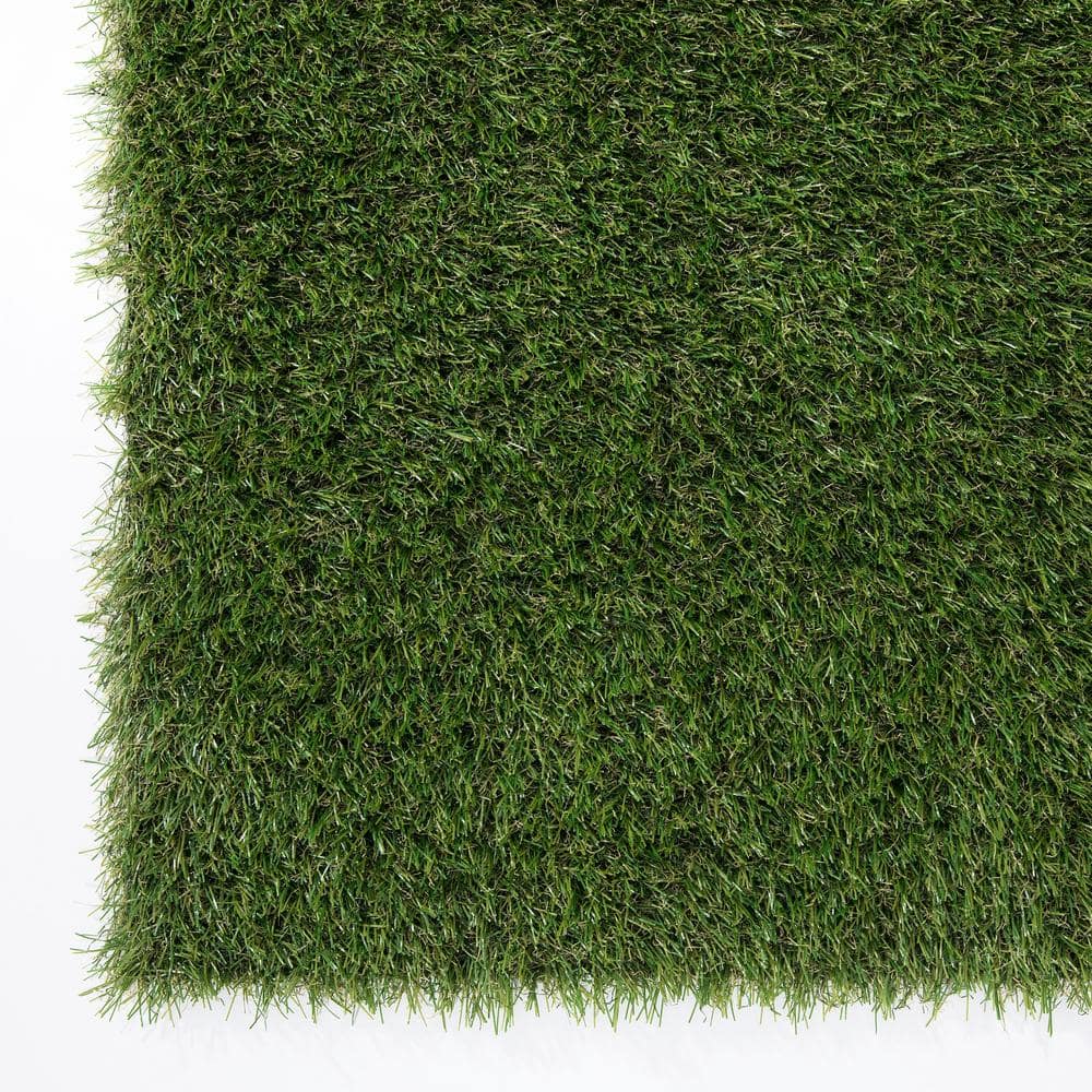 26 in. x 36 ft. Green Artificial Grass Runner Rug - Hercitys
