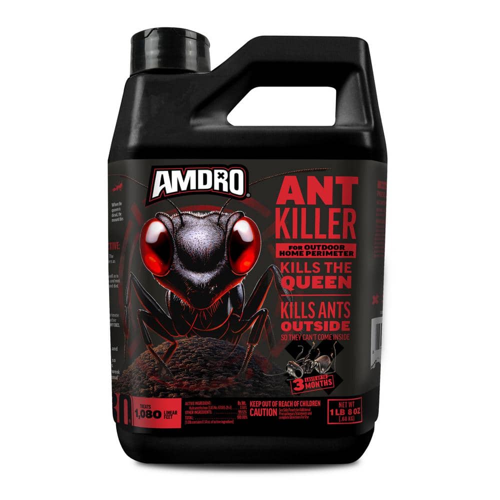 24 oz. 1,080 lin. ft. Outdoor Ant Killer Granule Bait for Home Perimeters with 3-Month Control - Hercitys