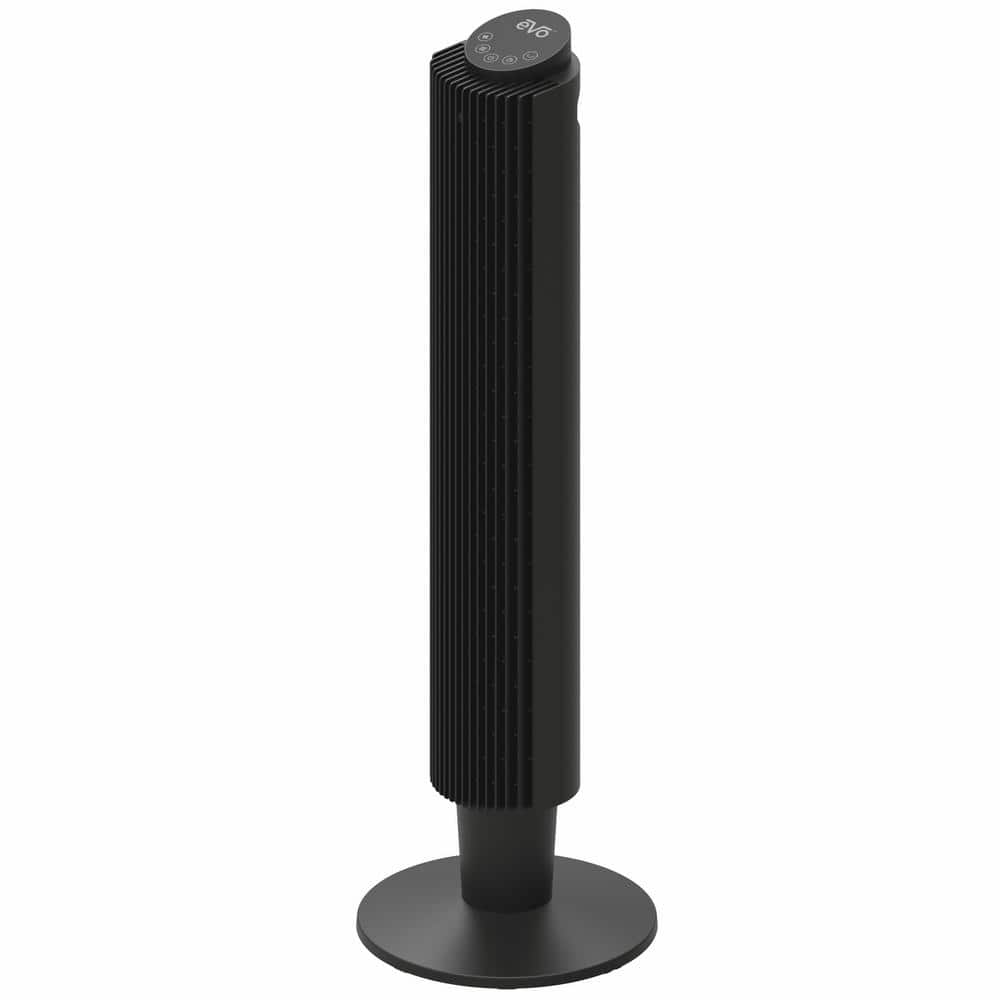42 in. 5-Fan Speeds Digital Tower Fan in Black with Remote Control, WIFI, Voice Control - Hercitys