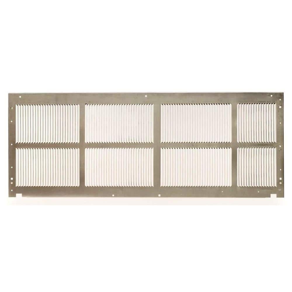 16 in. x 42 in. Single Pack Standard Stamped Aluminum Grille - Hercitys
