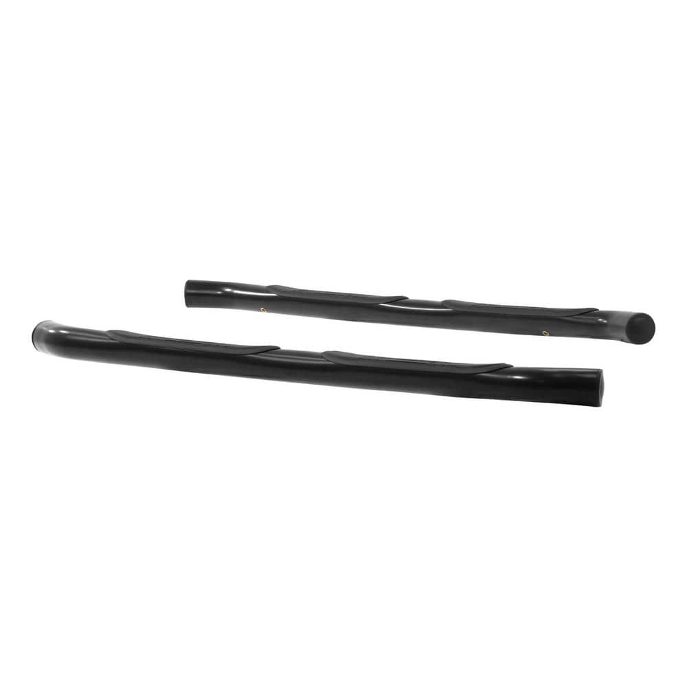 3-Inch Round Black Steel Nerf Bars, No-Drill, Select Toyota FJ Cruiser - Hercitys