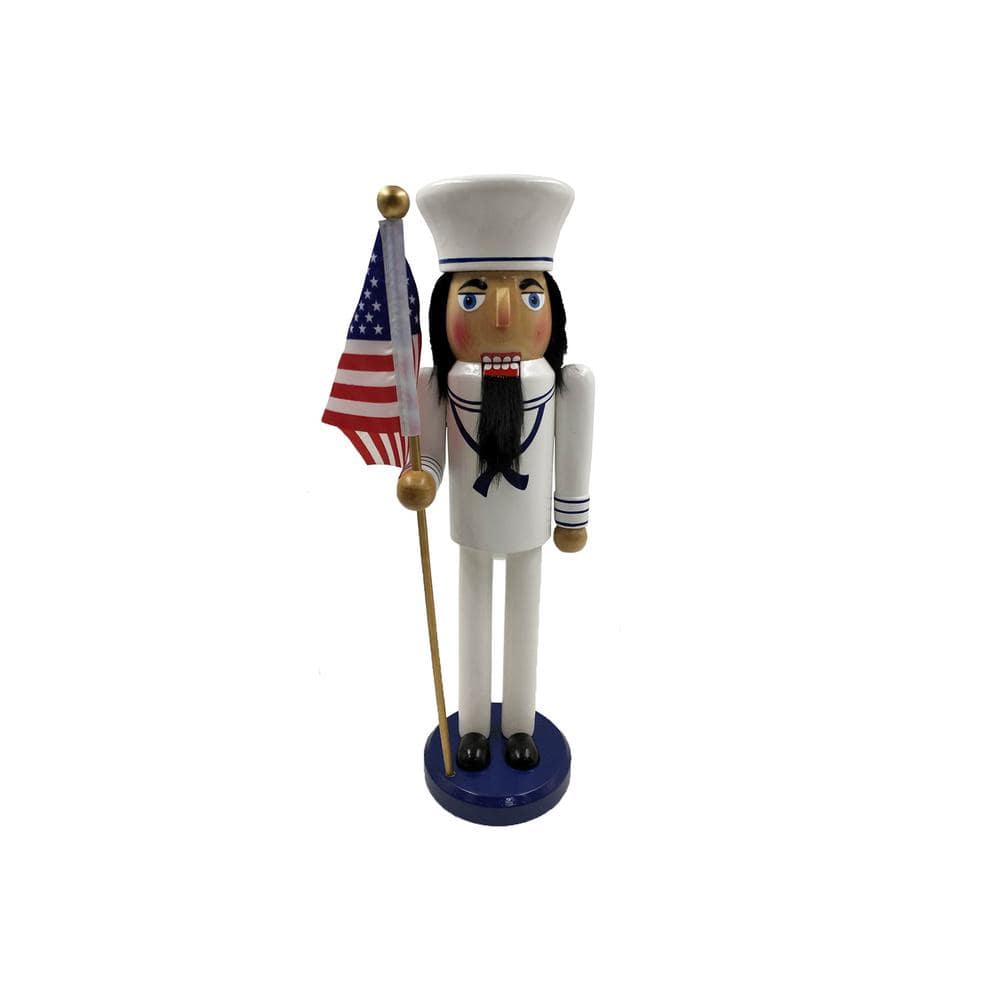 14 in. Navy Nutcracker - Hercitys