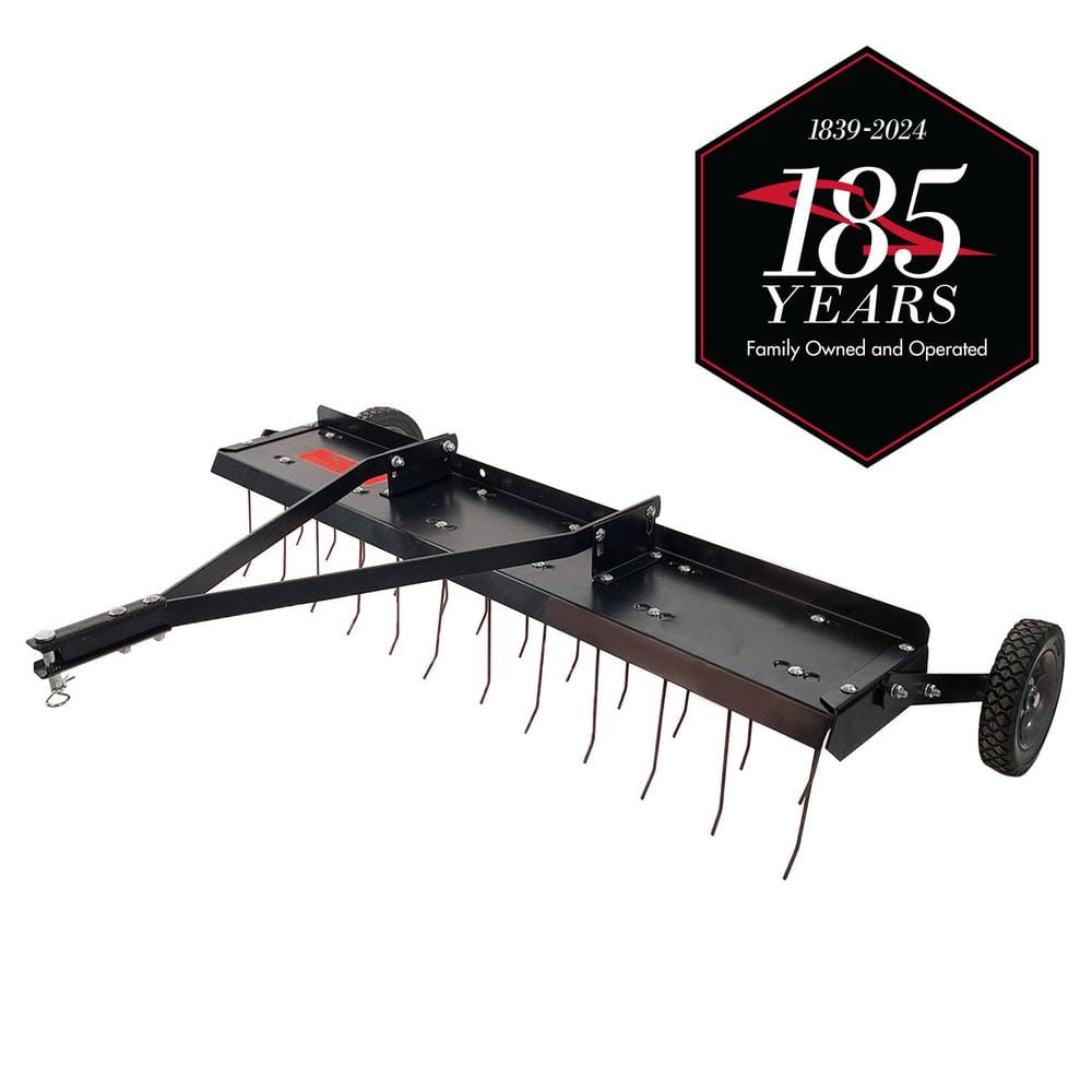 48 in. Tow-Behind Dethatcher for Lawn Tractors and Zero-Turn Mowers - Hercitys