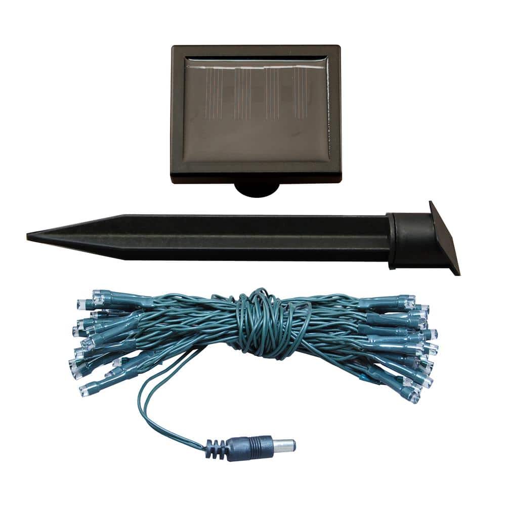 50-Light 13 ft. 8 in. White Lights Solar String Light - Hercitys