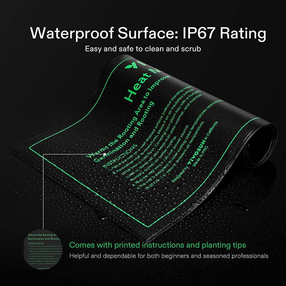48 in. x 20.75 in. Durable Waterproof Seedling Heat Mat (2-Pack) - Hercitys