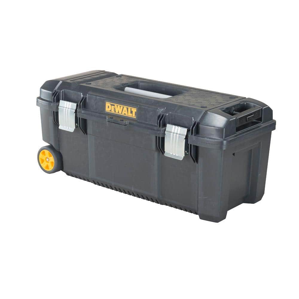 28 in. W 12 Gal. Polypropylene Rolling Tool Box - Hercitys