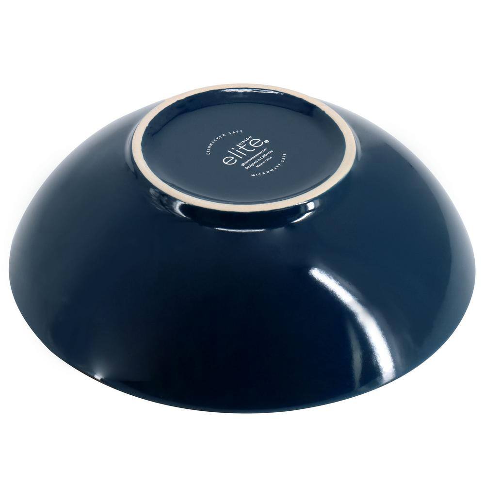 16-Piece Priya Reactive Glaze Stoneware Dinnerware Set in Blue - Hercitys