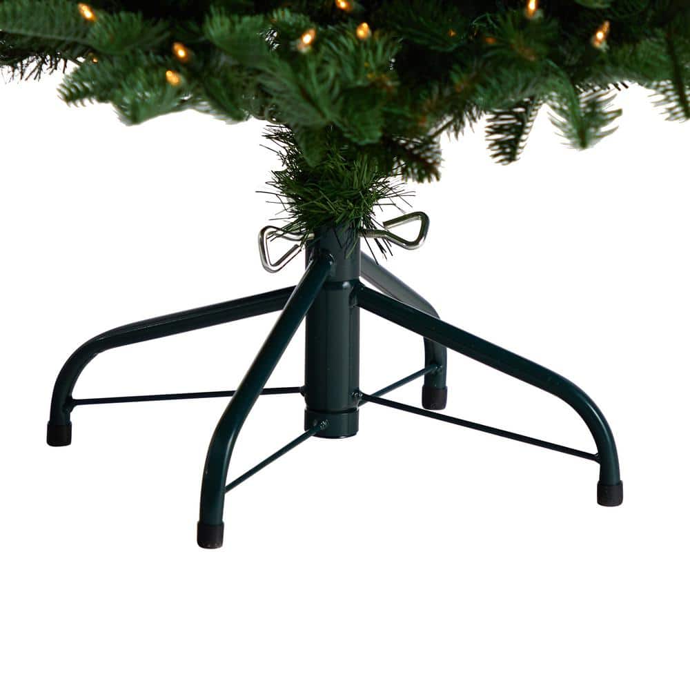 4 ft. South Carolina Fir Artificial Christmas Tree with 250 Clear Lights and 752 Bendable Branches - Hercitys