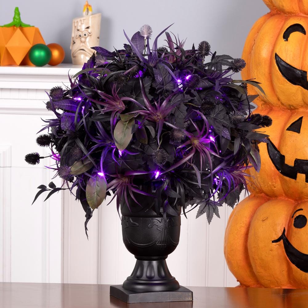 2 ft. Scare in the Air Halloween Plant with LED Lights - Hercitys