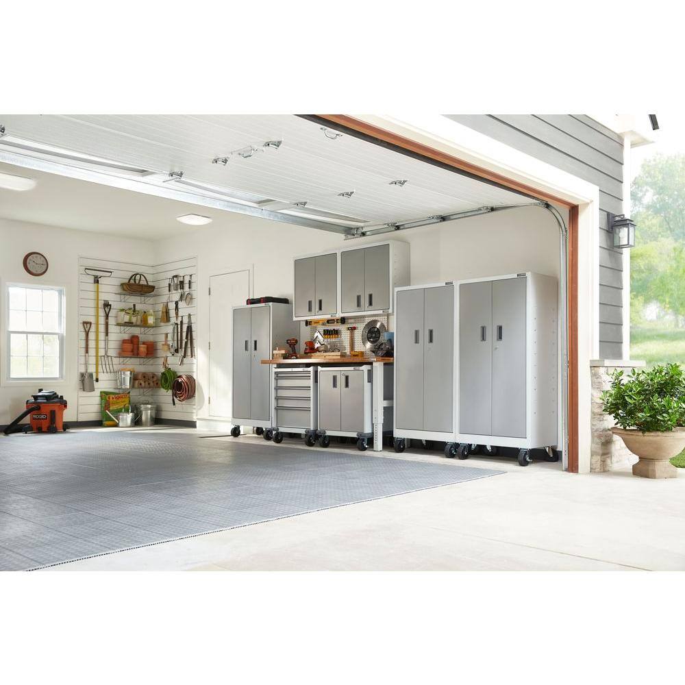 14 in. Square Low-Profile White Integrated LED Flush Mount - Hercitys