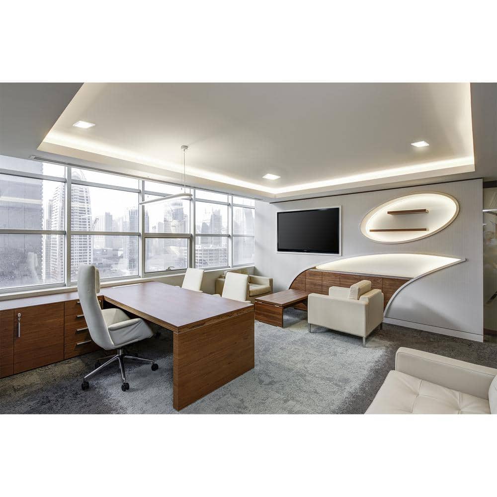 5 in. 1-Light Selectable CCT LED Square Mini Flat Panel Flush Mount - Hercitys