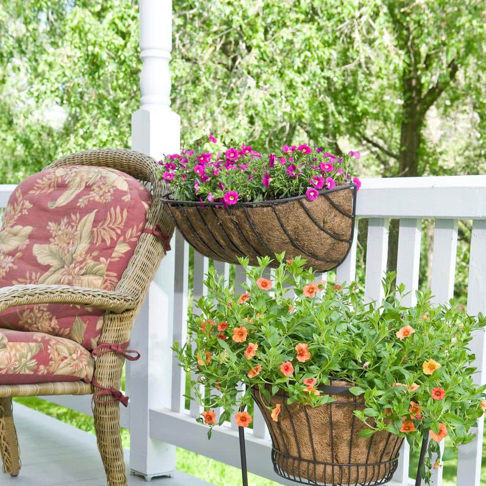 36.00 in. x 9.50 in. Black Steel Window Boxes & Troughs - Hercitys