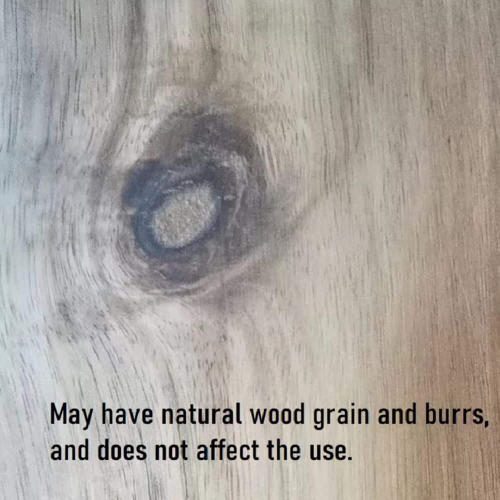 20-Knife 16 in. x 12 in. Magnetic Knife Holder, Acacia Wooden Magnetic Knife Block with Strong Enhanced Magnetic Strip - Hercitys