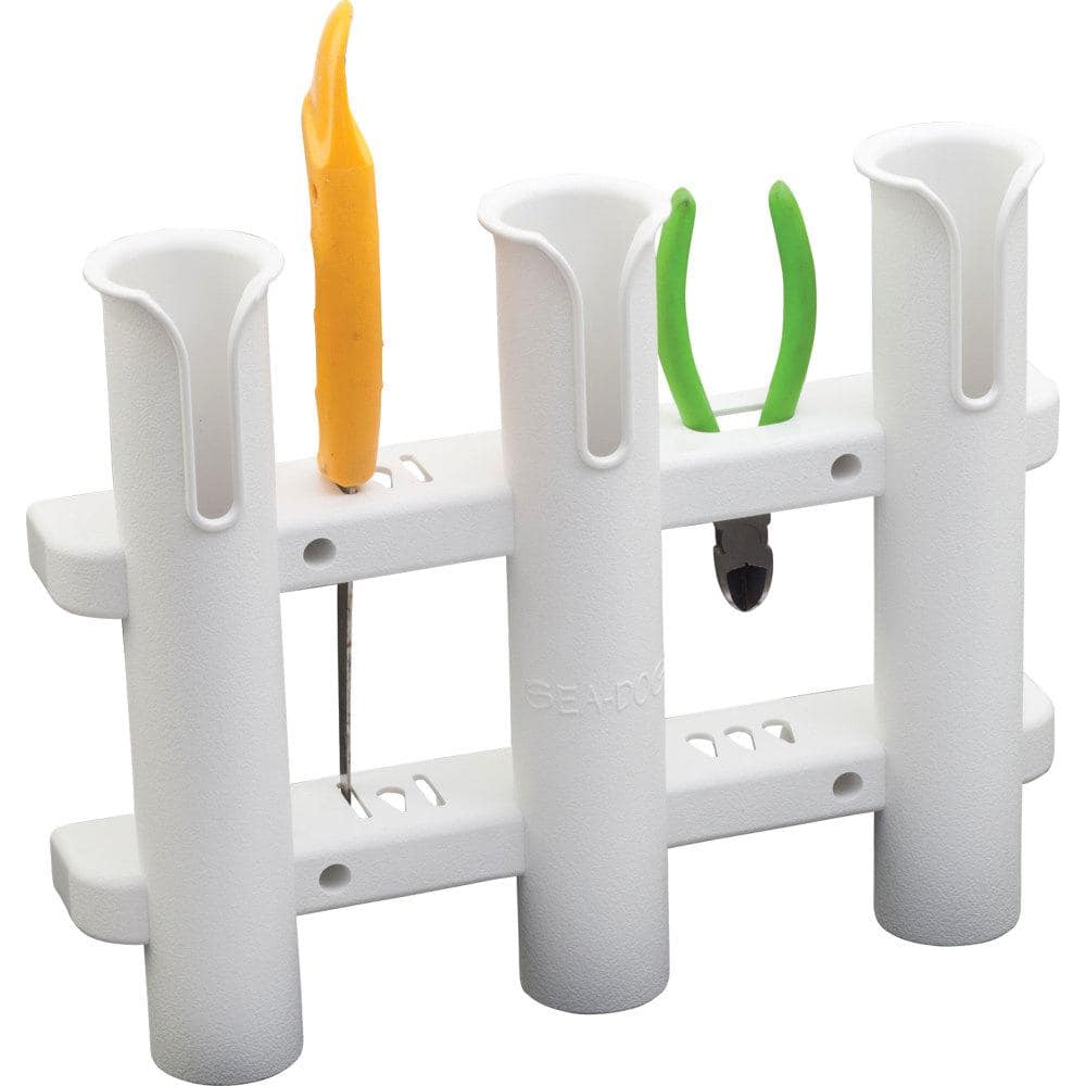 3-Rod Storage Rack – White - Hercitys