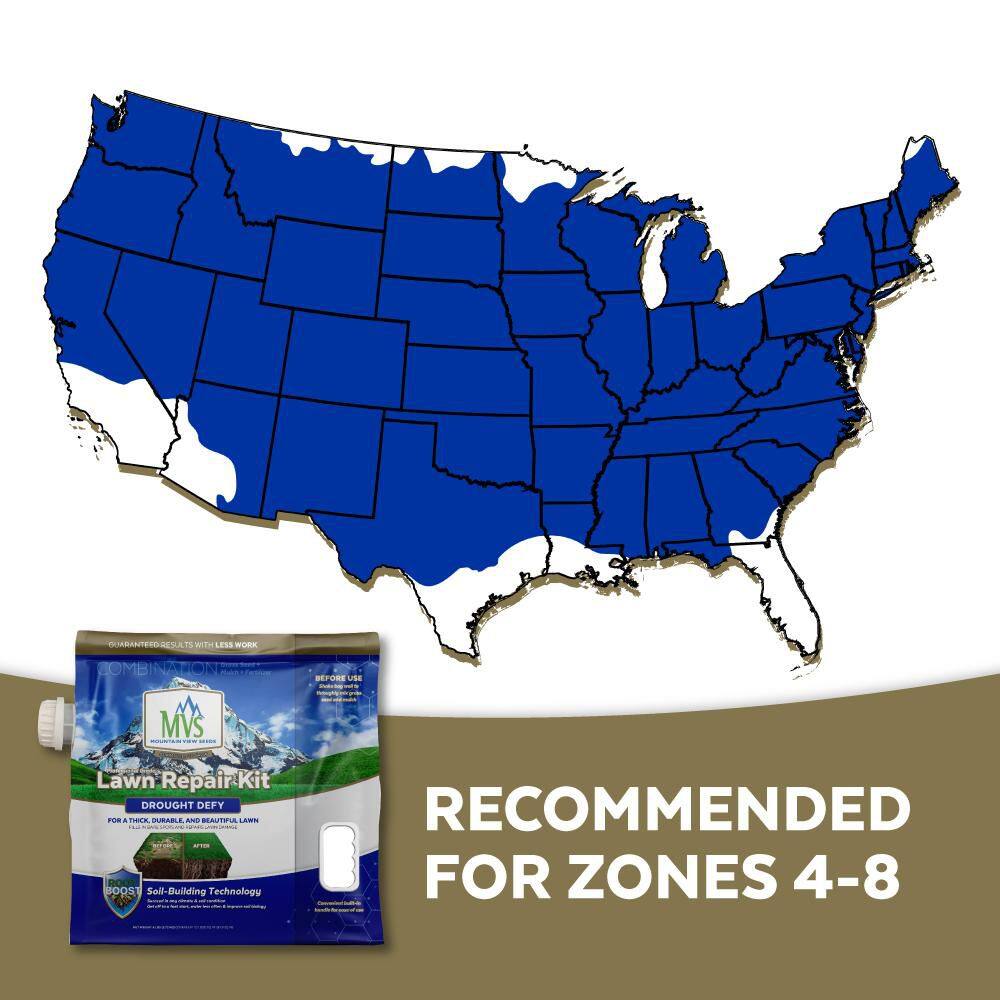 5 lbs. Drought Defy Repair Mulch, Grass Seed and Fertilizer Combination - Hercitys