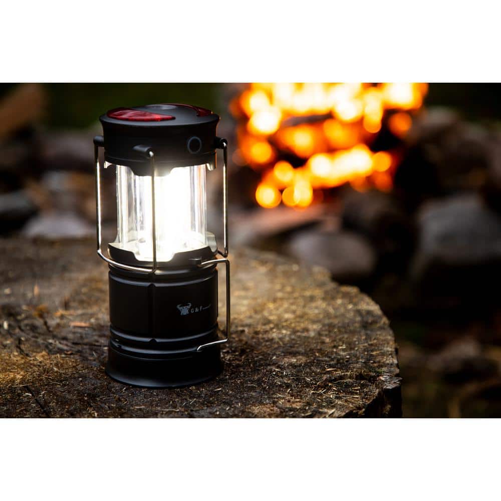200 Lumens 360 LED Lanterns Flashlights Emergency Lights with Magnet Base (2-Pack) - Hercitys