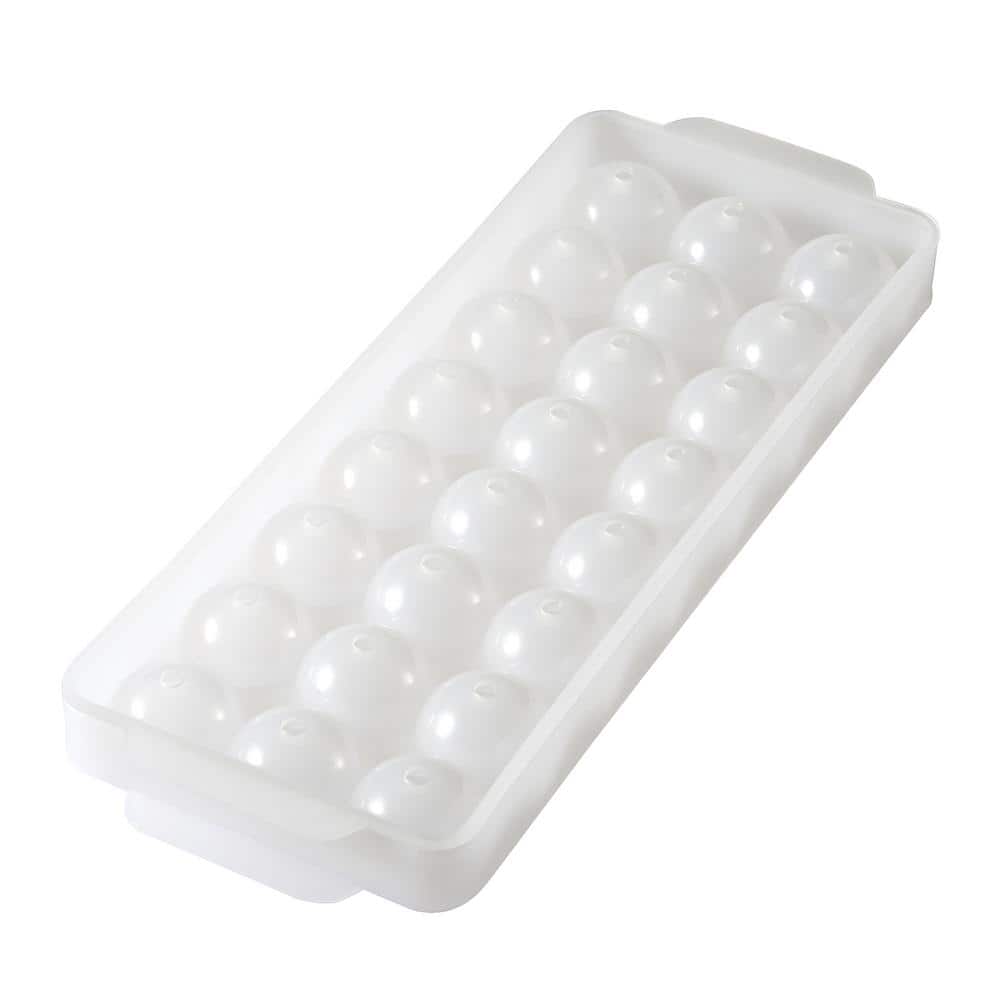 1 in. Natural Ice Ball Mold Ice Tray (3-Pack) - Hercitys