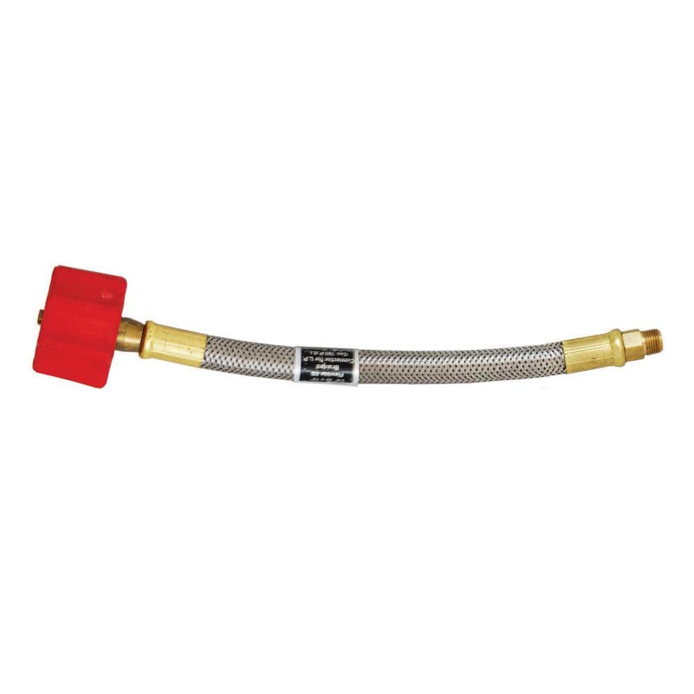 15 in. Pigtail High Flow Stainless - Hercitys