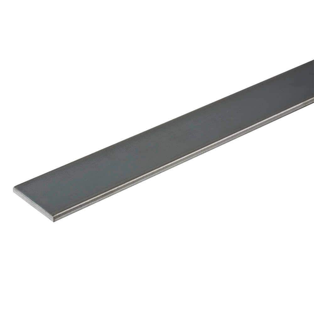 2 in. x 4 ft. – 1/8 in. Thick Plain Steel Flat Bar - Hercitys